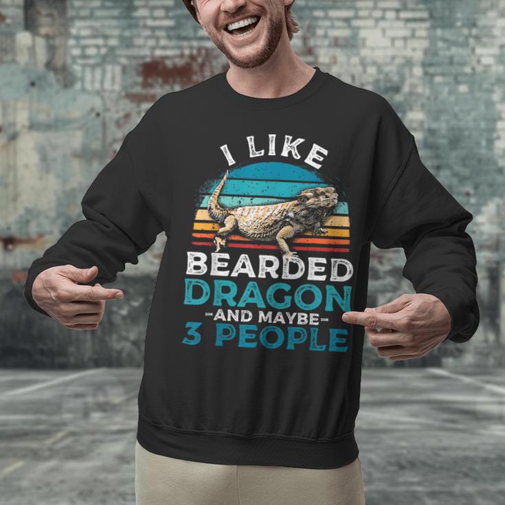 Retro Bearded Dragon Introvert For Lizard Lovers Unisex Sweatshirt Retro Bearded Dragon Introvert For Lizard Lovers Unisex Sweatshirt