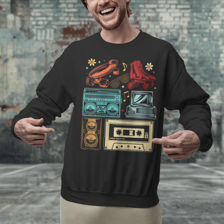 Retro Cassette 70s 80s 90s Music Vintage Party Nostalgia Unisex Sweatshirt