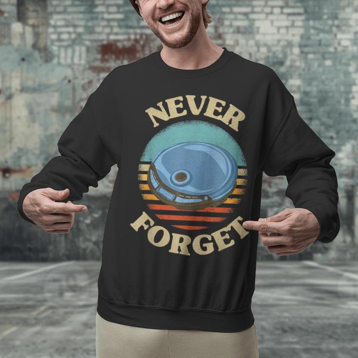 Retro CD Player Never Forget Nostalgia Vintage Unisex Sweatshirt Retro CD Player Never Forget Nostalgia Vintage Unisex Sweatshirt