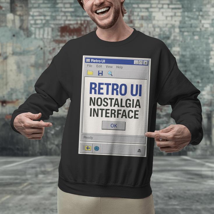 Retro Computer Dialog Box 90s Desktop Interface Nostalgia Unisex Sweatshirt Retro Computer Dialog Box 90s Desktop Interface Nostalgia Unisex Sweatshirt