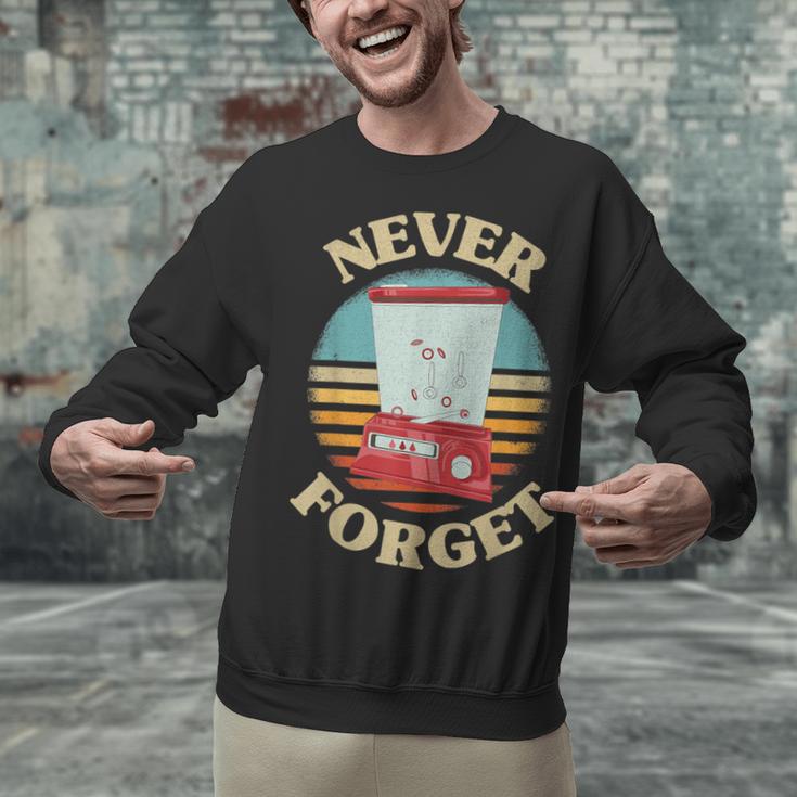 Retro Gaming Never Forget Nostalgia Vintage Unisex Sweatshirt