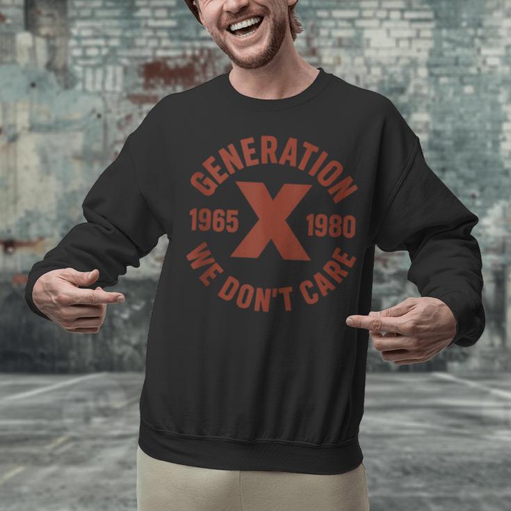 Retro Gen X 1965-1980 Sarcastic Nostalgia Graphic Unisex Sweatshirt Retro Gen X 1965-1980 Sarcastic Nostalgia Graphic Unisex Sweatshirt