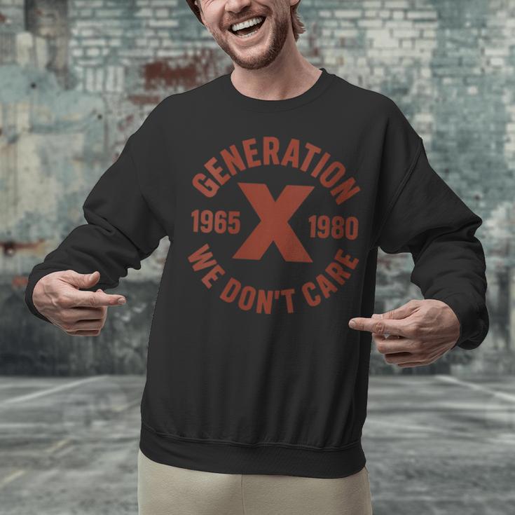 Retro Gen X 1965-1980 Sarcastic Nostalgia Graphic Unisex Sweatshirt Retro Gen X 1965-1980 Sarcastic Nostalgia Graphic Unisex Sweatshirt