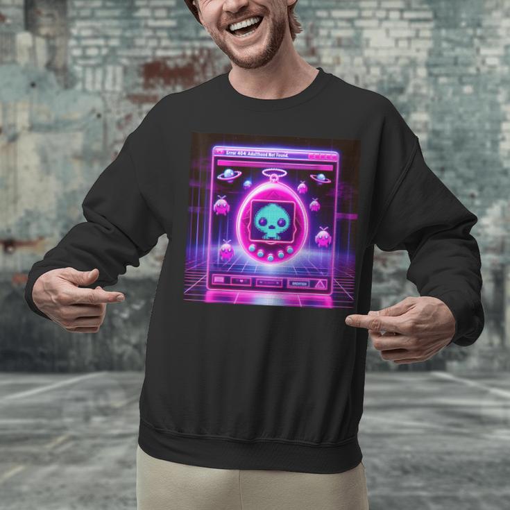 Retro Nostalgia Vaporwave- Error 404 Unisex Sweatshirt