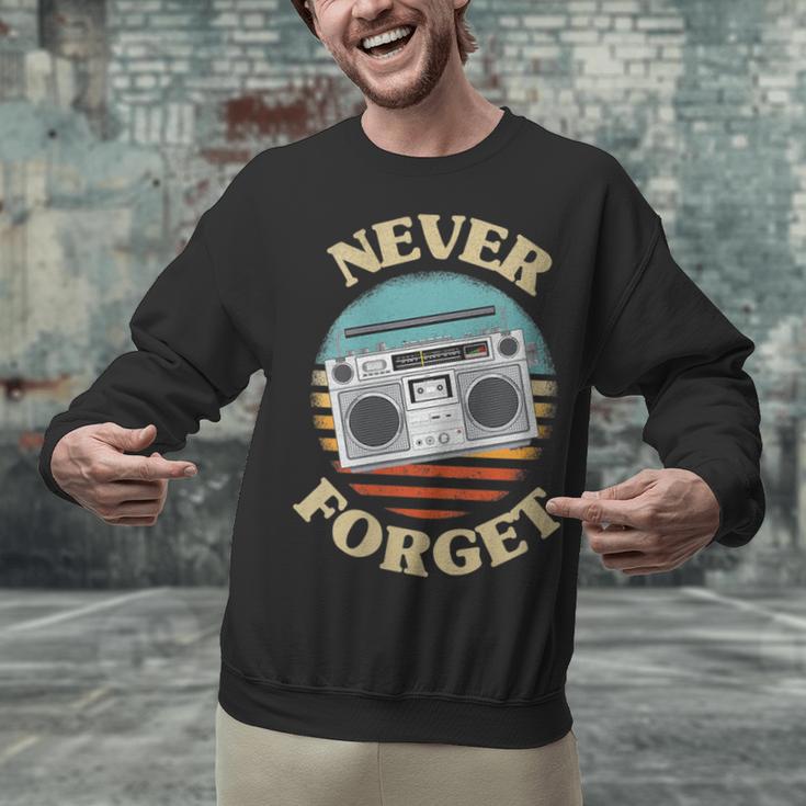 Retro Radio Never Forget Nostalgia Vintage Unisex Sweatshirt Retro Radio Never Forget Nostalgia Vintage Unisex Sweatshirt