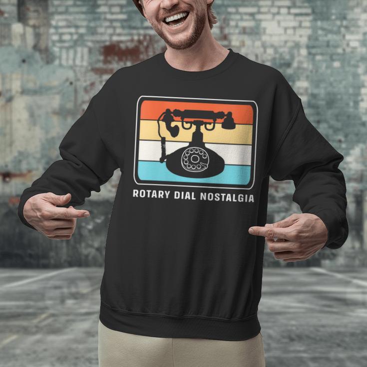 Retro Rotary Dial Nostalgia Dial Phone Unisex Sweatshirt