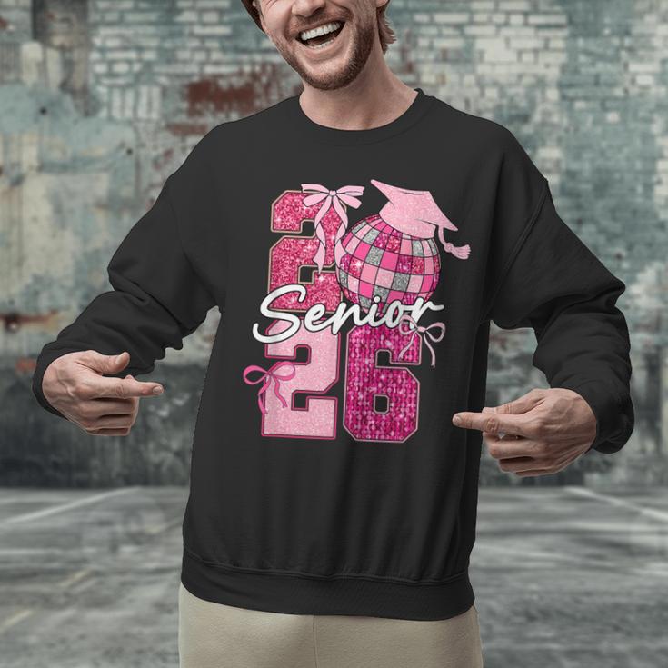 Retro Senior 2026 Coquette Bow Graduation Class Of 2026 Unisex Sweatshirt