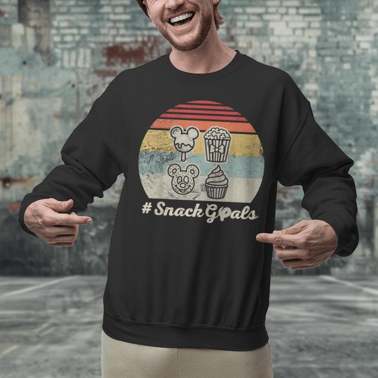 Retro Snack Goals Icon Nostalgia Unisex Sweatshirt