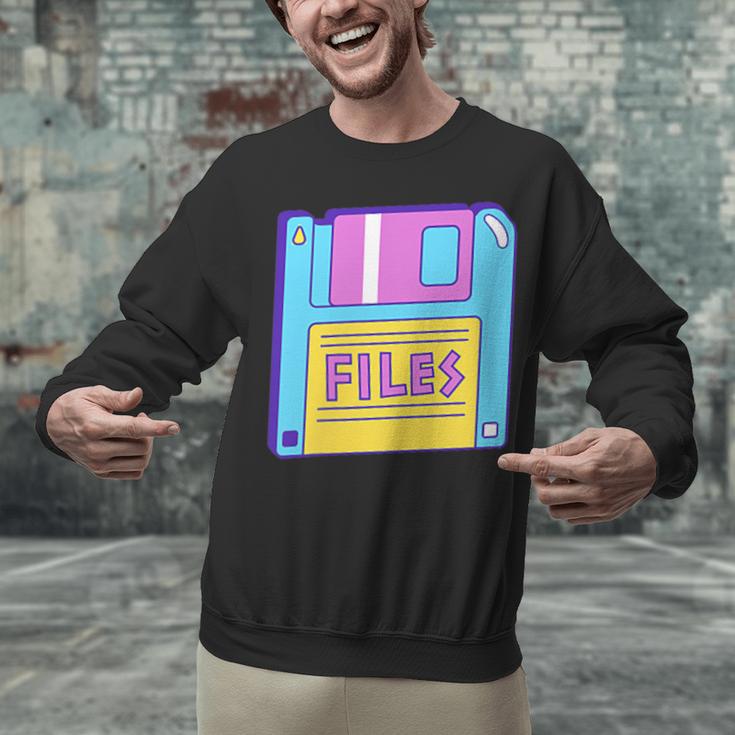 Retro TechnologyOld School Floppy Nostalgia 90s Generation Unisex Sweatshirt