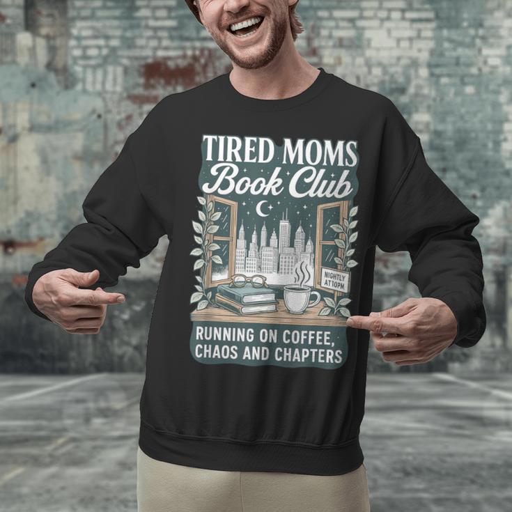 Retro Tired Moms Book Club Bookish Booktrovert Mother's Day Unisex Sweatshirt Retro Tired Moms Book Club Bookish Booktrovert Mother's Day Unisex Sweatshirt