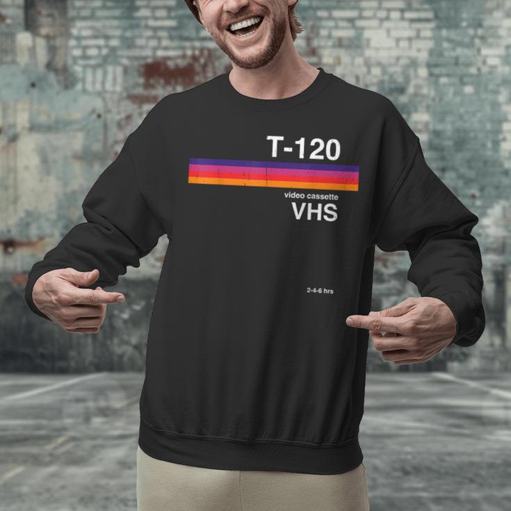 Retro VHS Tape Graphics 80s 90s Nostalgia Costume Unisex Sweatshirt