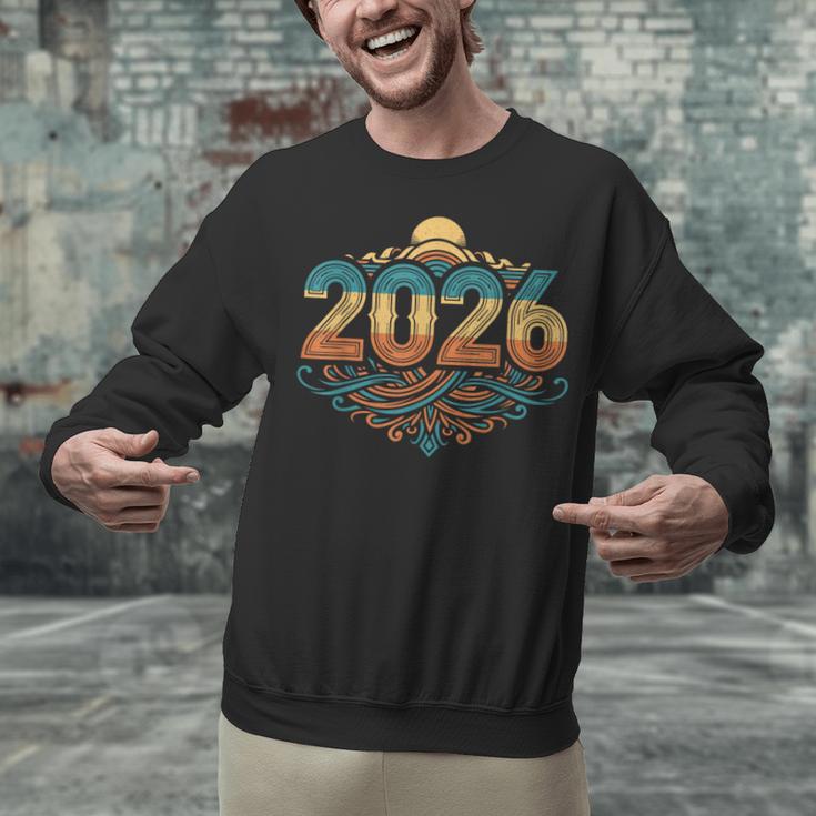 Retro Vintage Style 2026 Nostalgia Sunset Family Reunion Unisex Sweatshirt