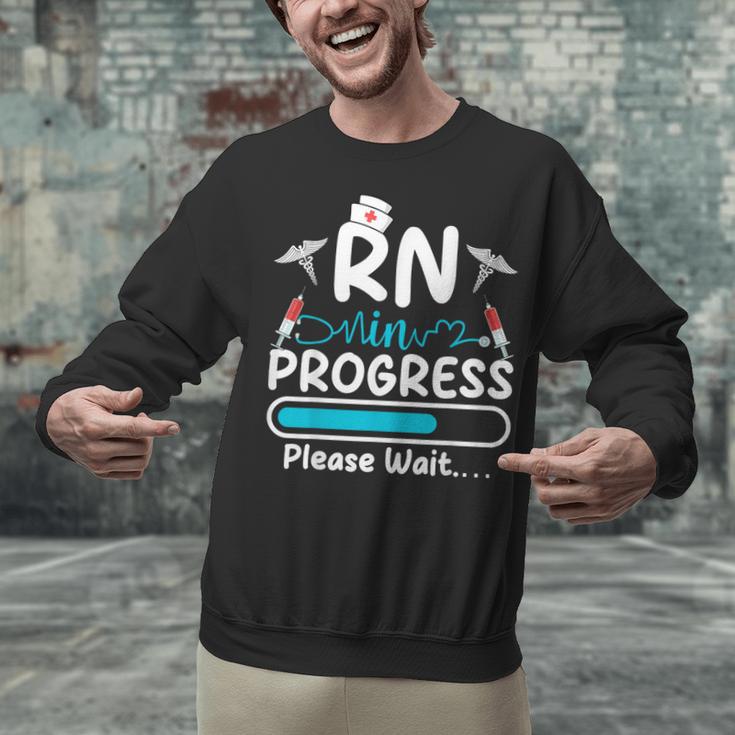 RN In Progress Loading Future Nurse Graduation Lover Unisex Sweatshirt