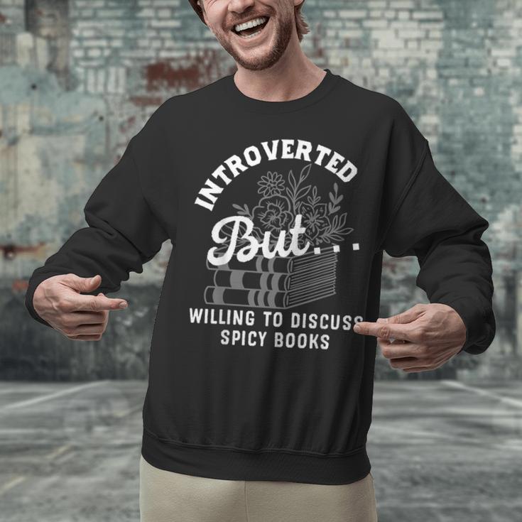Romance Reader Spicy Book Merch Book Lovers Bookish Women Unisex Sweatshirt