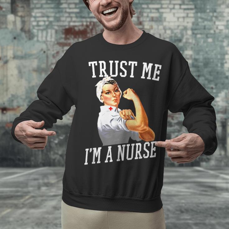 Rosie Riveter Nurse Shirt Nurse Graduation Shirt Unisex Sweatshirt