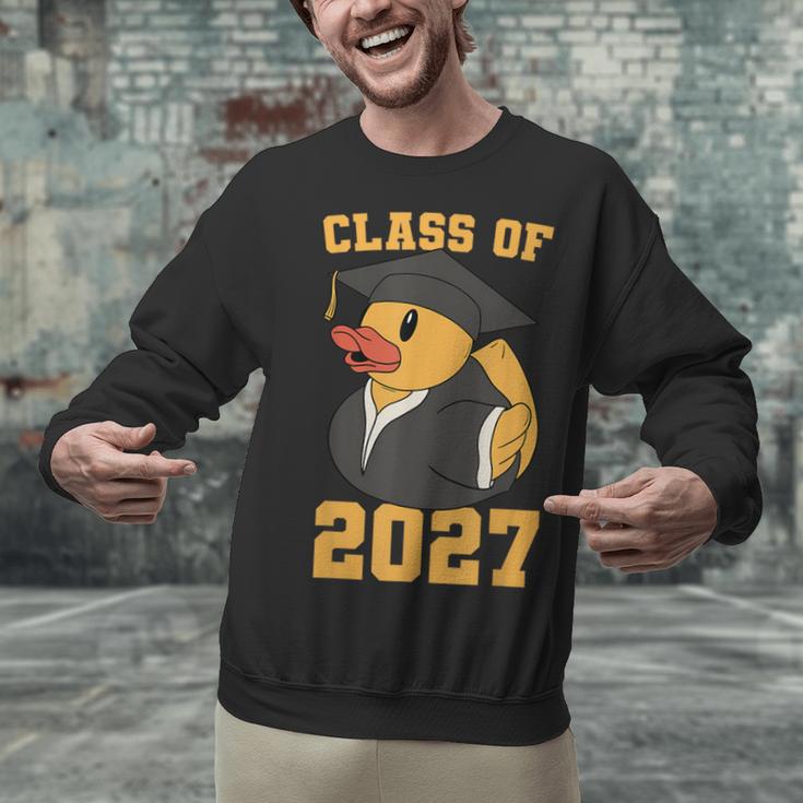 Rubber Duck Class Of 2027 Senior 2027 Graduation Year Senior Unisex Sweatshirt
