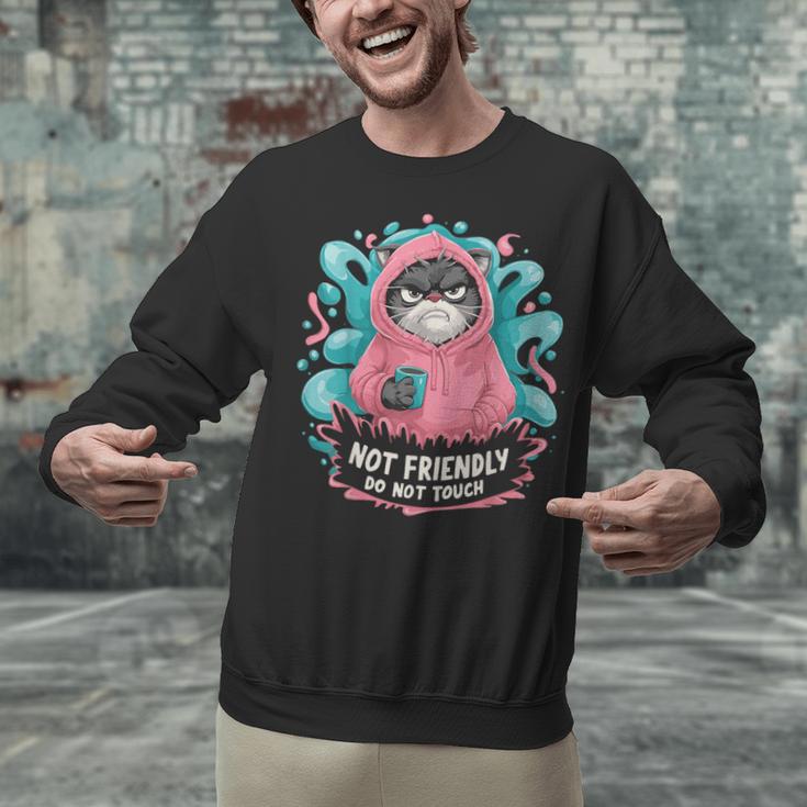 Sarcastic Loner Introvert Clothing Not Friendly Do Not Touch Small Unisex Sweatshirt