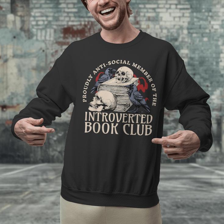 Sarcastic Proud Anti Social Member Of Introverted Book Club Unisex Sweatshirt