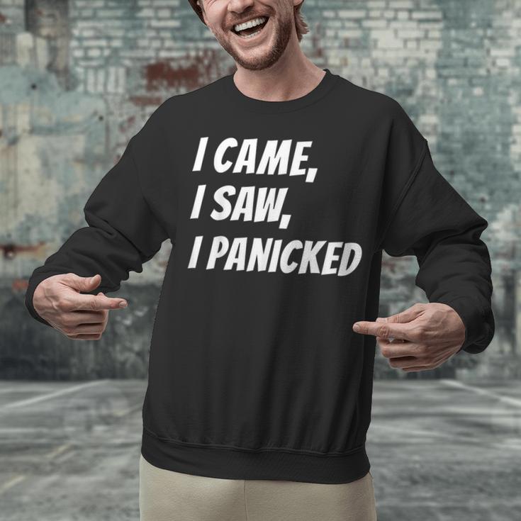 I Came I Saw Joke For Shy Type And Introverts Unisex Sweatshirt I Came I Saw Joke For Shy Type And Introverts Unisex Sweatshirt