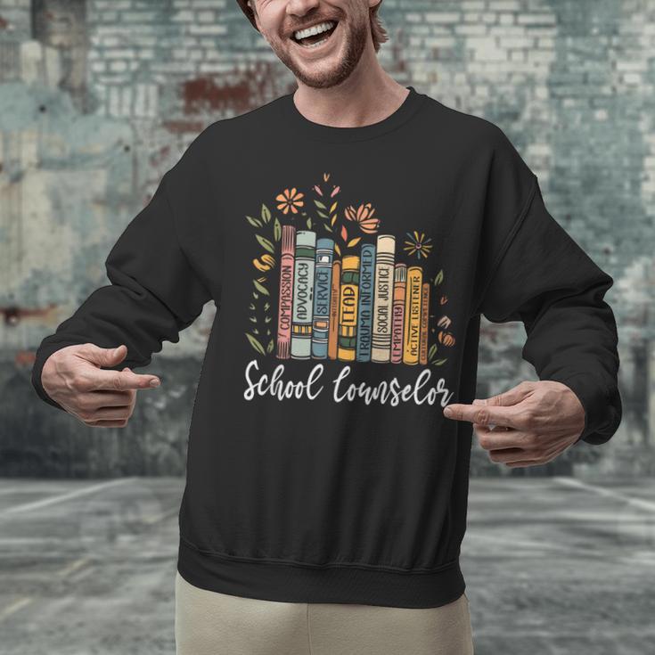 School Counselor Wildflower Books National School Counseling Unisex Sweatshirt
