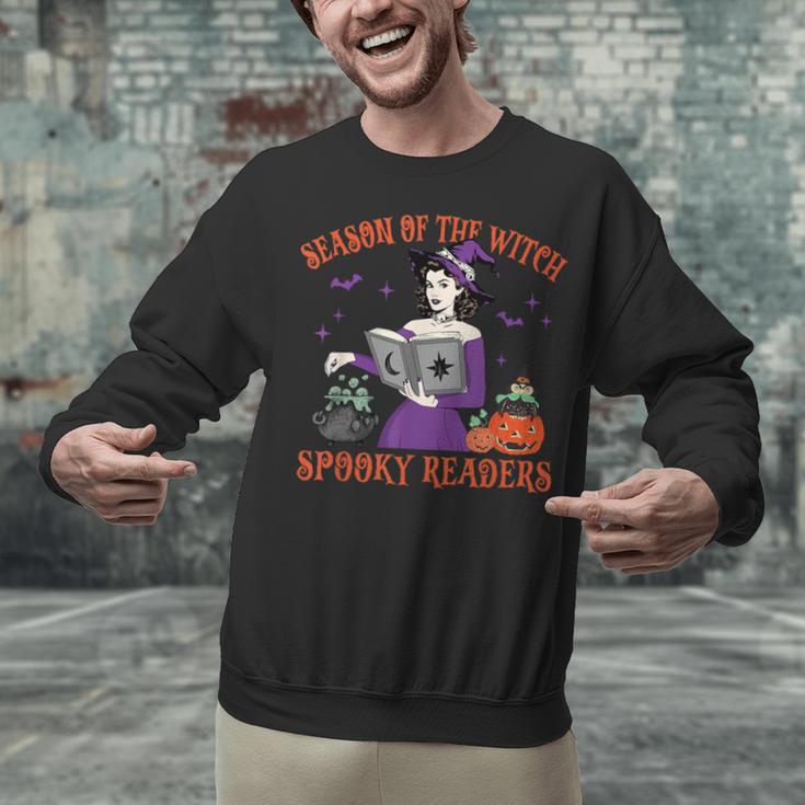 Season Of The Witch Spooky Readers Spell Book Hallowen Unisex Sweatshirt