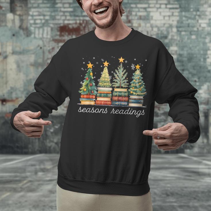 Seasons Readings All Booked For Christmas Book Reading Lover Unisex Sweatshirt Seasons Readings All Booked For Christmas Book Reading Lover Unisex Sweatshirt