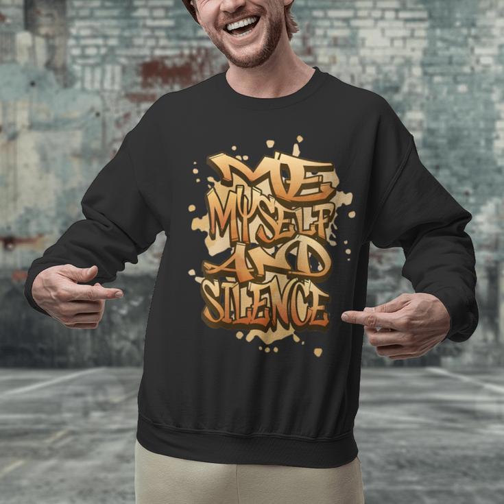 Self Care Introvert Relaxation Me Myself And Silence Retro Unisex Sweatshirt Self Care Introvert Relaxation Me Myself And Silence Retro Unisex Sweatshirt
