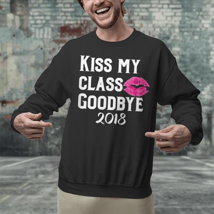 Sen18r Shirt Senior 2018 Graduation Kiss Lips Unisex Sweatshirt