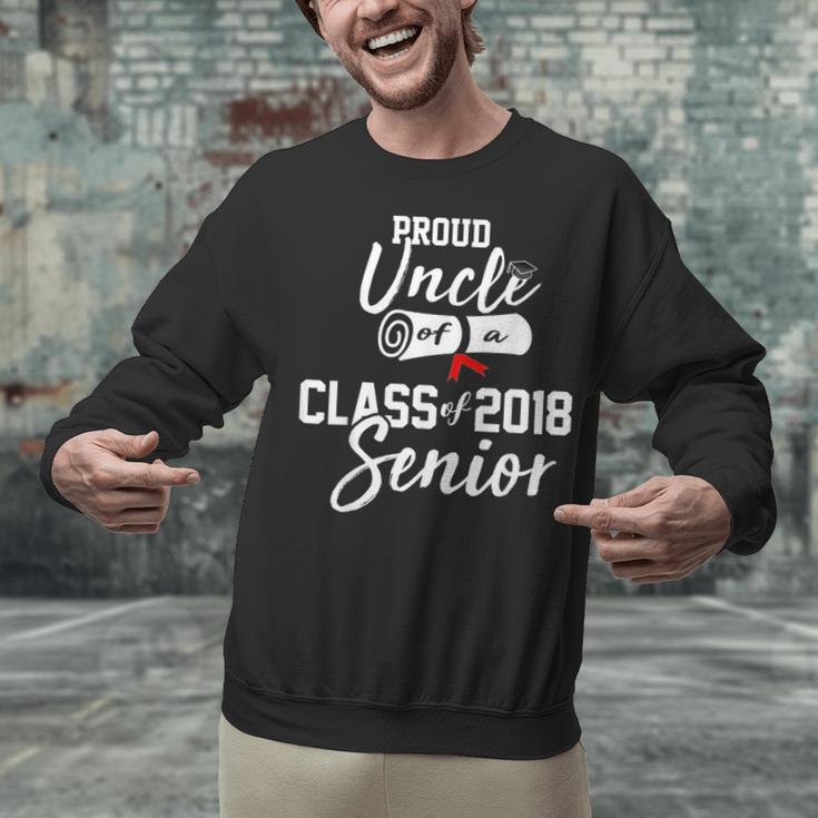 Senior 2018 Graduate Shirt Graduation College Retro Style Unisex Sweatshirt