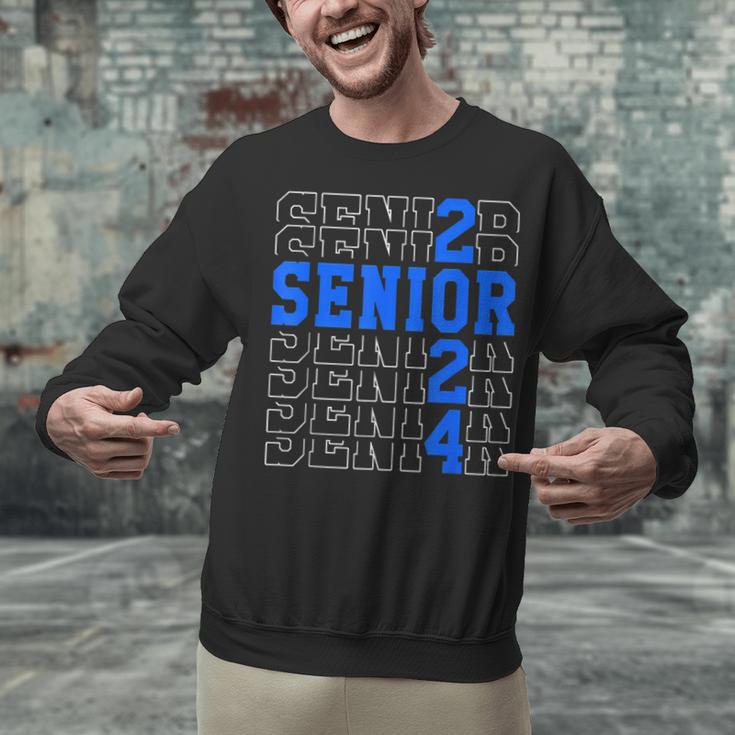 Senior 2024 Graphic Class Of 2024 Graduation Graphic Unisex Sweatshirt