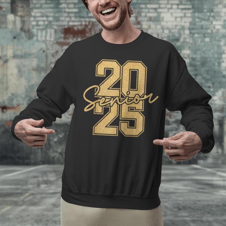 Senior 2025 Class Of 2025 Gold Senior Graduation Unisex Sweatshirt