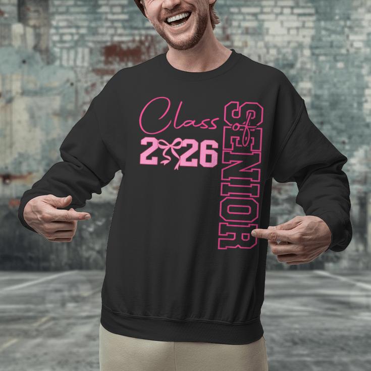Senior 2026 Class Of 2026 Coquette Bow Graduation 2026 Unisex Sweatshirt