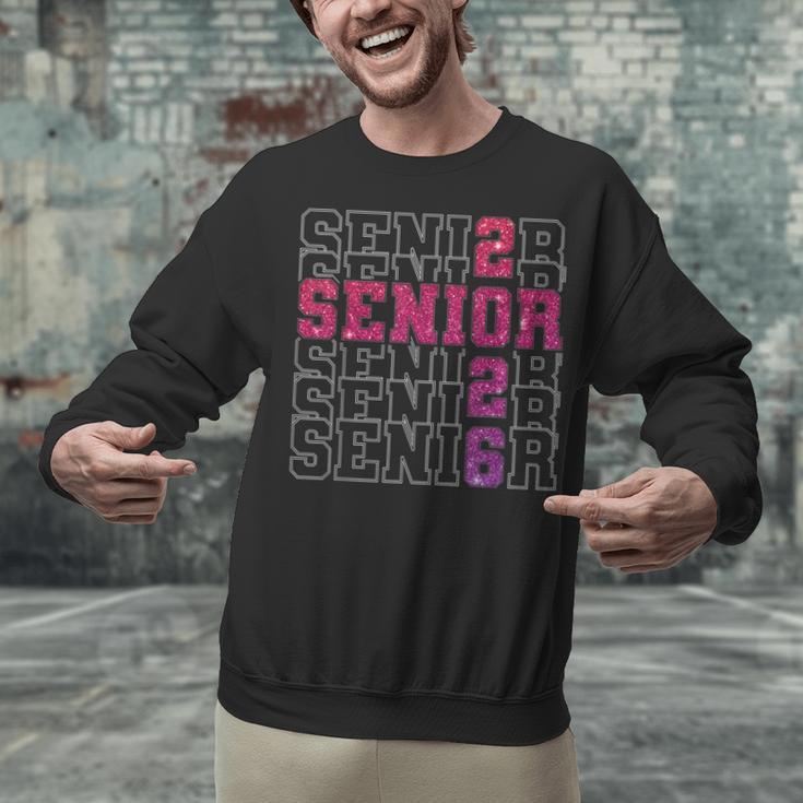 Senior 2026 Class Of 2026 Graduation 2026 Pink Girl Women Unisex Sweatshirt