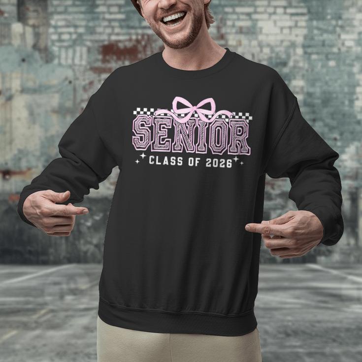 Senior 2026 Coquette Bow Class Of 2026 Graduation Graduate Unisex Sweatshirt