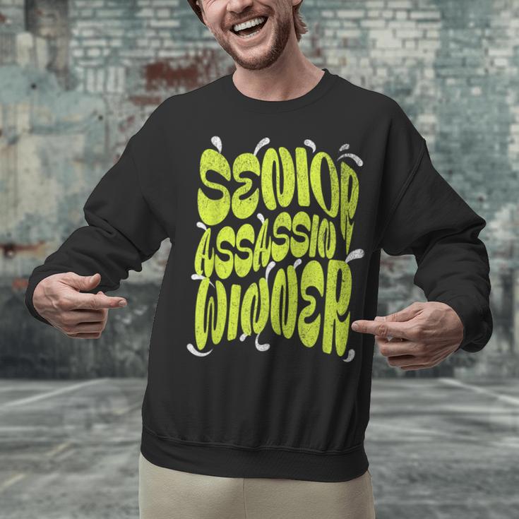 Senior Assassin Winner School Graduation Water Game Unisex Sweatshirt