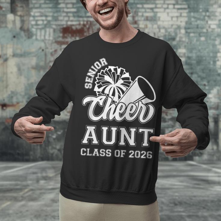Senior Cheerleader Aunt Cheer Class Of 2026 Graduation Women Unisex Sweatshirt