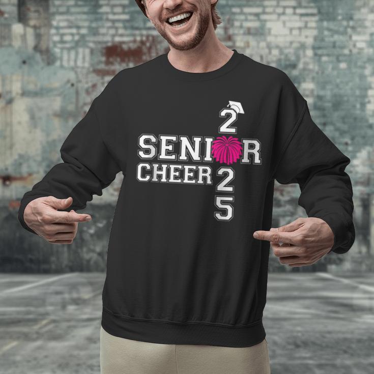 Senior Cheerleader Cheer Class Of 2025 Graduation Graduate Unisex Sweatshirt