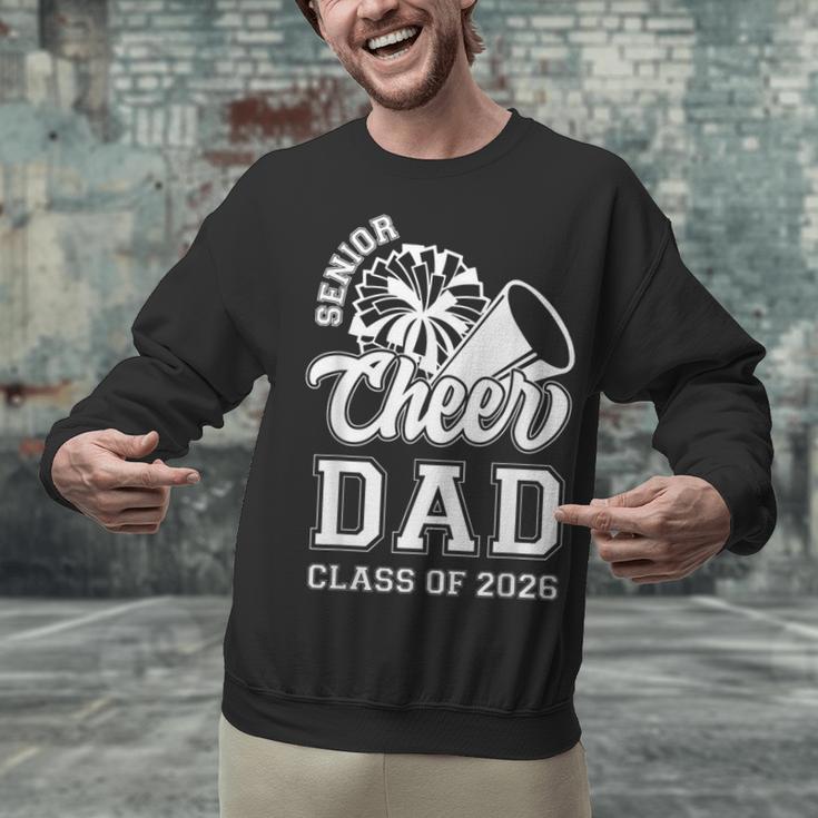 Senior Cheerleader Dad Cheer Class Of 2026 Graduation Men Unisex Sweatshirt