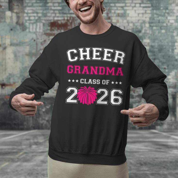 Senior Cheerleader Grandma Cheer Class Of 2026 Graduation Unisex Sweatshirt