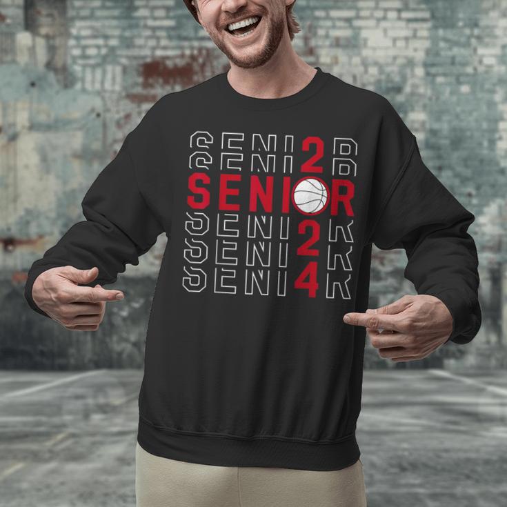 Senior Class Of 2024 Graduation 2024 Maroon Basketball Unisex Sweatshirt