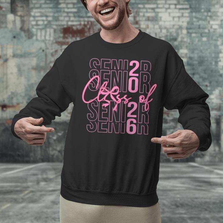 Senior Class Of 2026 Coquette Bow Graduation 2026 Girl Women Unisex Sweatshirt