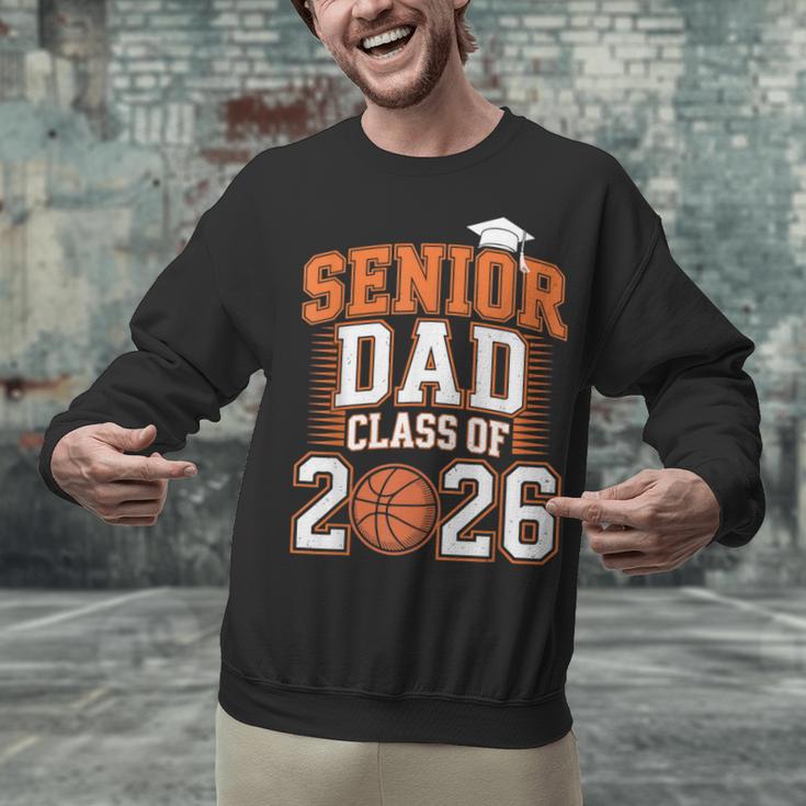 Senior Dad Class Of 2026 Graduate Basketball Graduation 2026 Unisex Sweatshirt