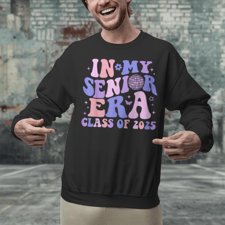 In My Senior Era Class Of 2025 Groovy Senior 2025 Graduation Unisex Sweatshirt