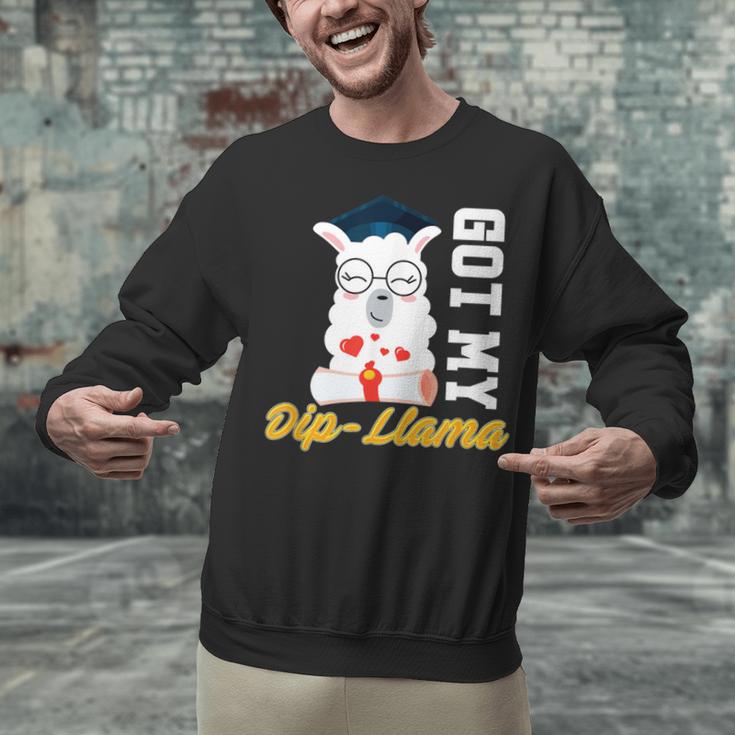Senior Graduation TShirt 2019 Got My Dip-Llama Diploma Shirt Unisex Sweatshirt
