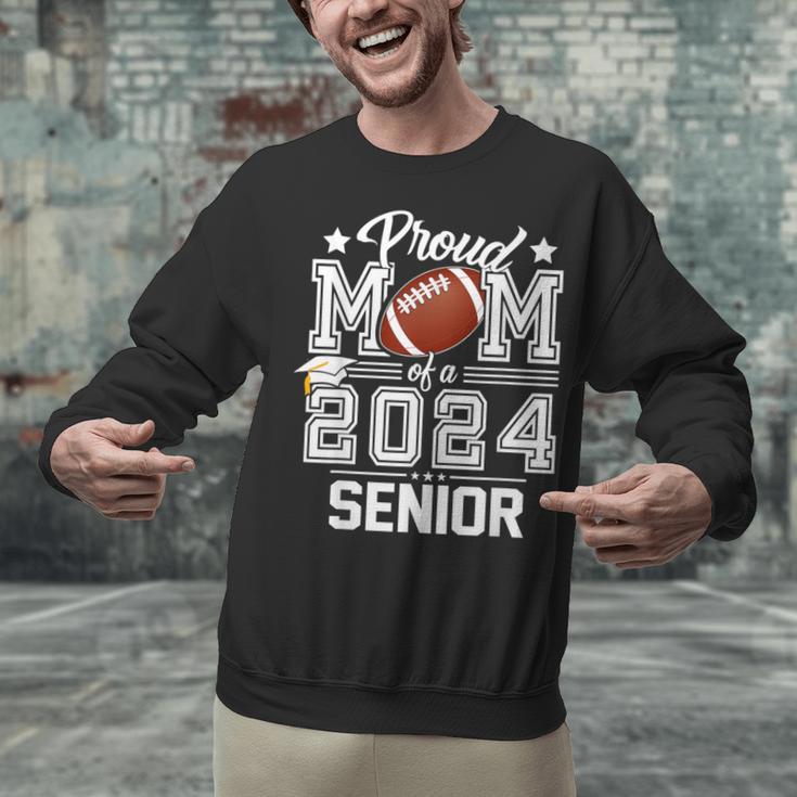Senior Mom Class Of 2024 Football Proud Mom Graduation Unisex Sweatshirt