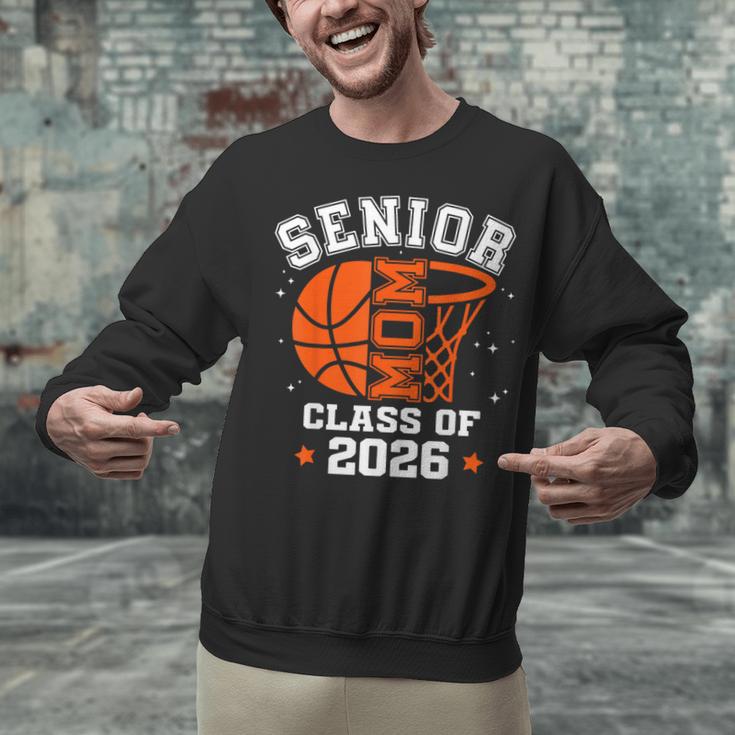 Senior Mom Class Of 2026 Basketball Graduation Unisex Sweatshirt