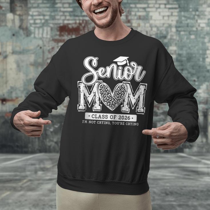 Senior Mom Class Of 2026 Senior Mama 2026 Graduation Leopard Unisex Sweatshirt