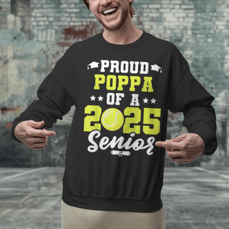 Senior Poppa 2025 Tennis Class Of 2025 Graduation Unisex Sweatshirt