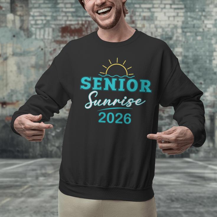 Senior Sunrise Class Of 2026 Vintage Graduation High School Unisex Sweatshirt