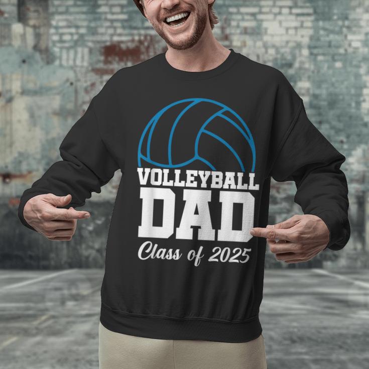 Senior Volleyball Dad Class Of 2025 Graduation Graduate Unisex Sweatshirt